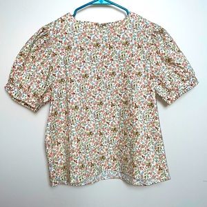 SHEIN Puff Sleeve Top Size L